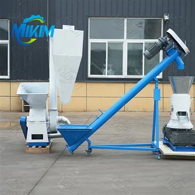 Barisan pengeluaran pelet kayu automatik