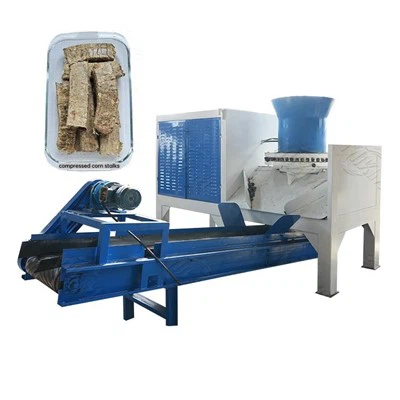 What are the advantages of using a small sawdust brick press machine?