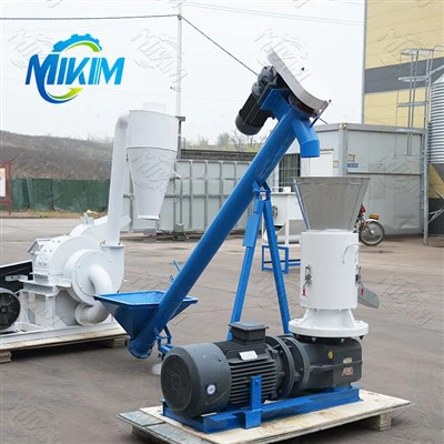 Keseluruhan barisan pengeluaran kayu pelet kayu